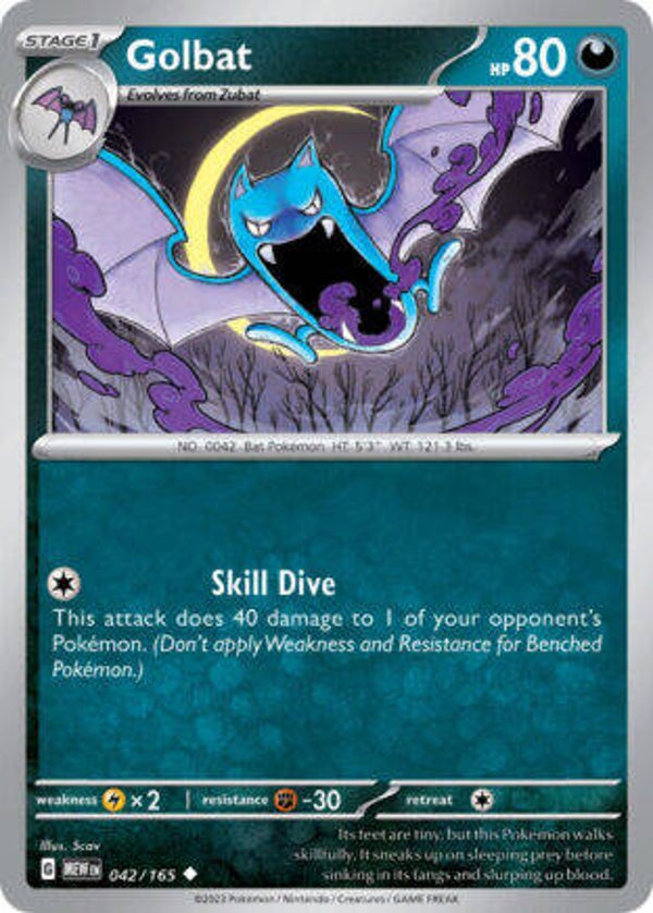 MEW 042 Golbat reverse holo