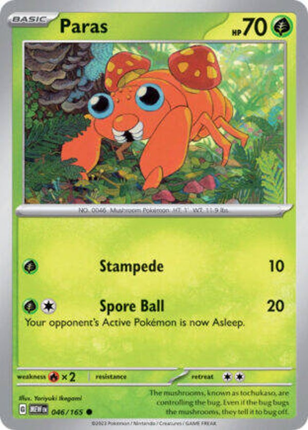 MEW 046 Paras reverse holo