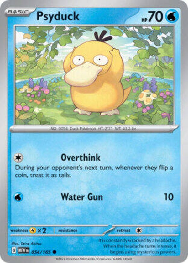 MEW 054 Psyduck reverse holo