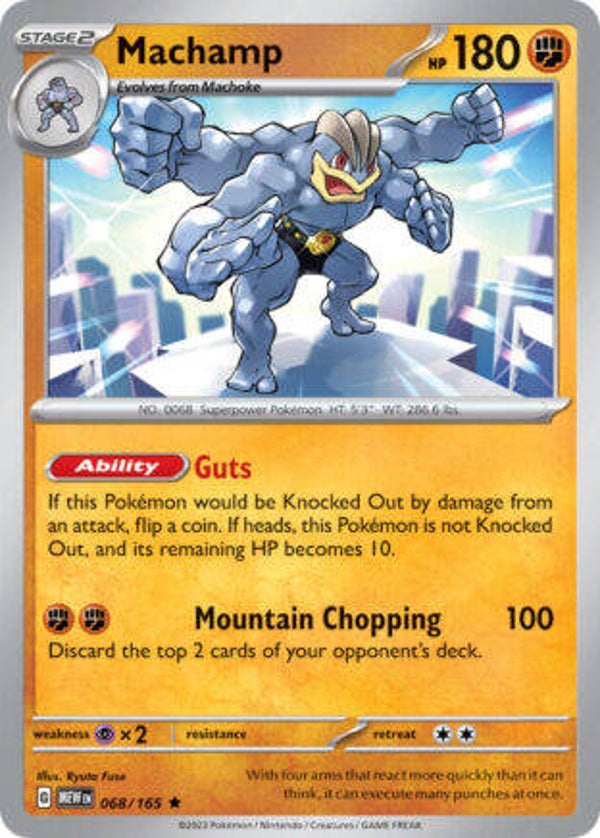 MEW 068 Machamp reverse holo