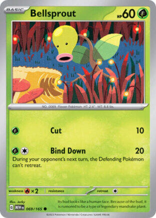 MEW 069 Bellsprout reverse holo