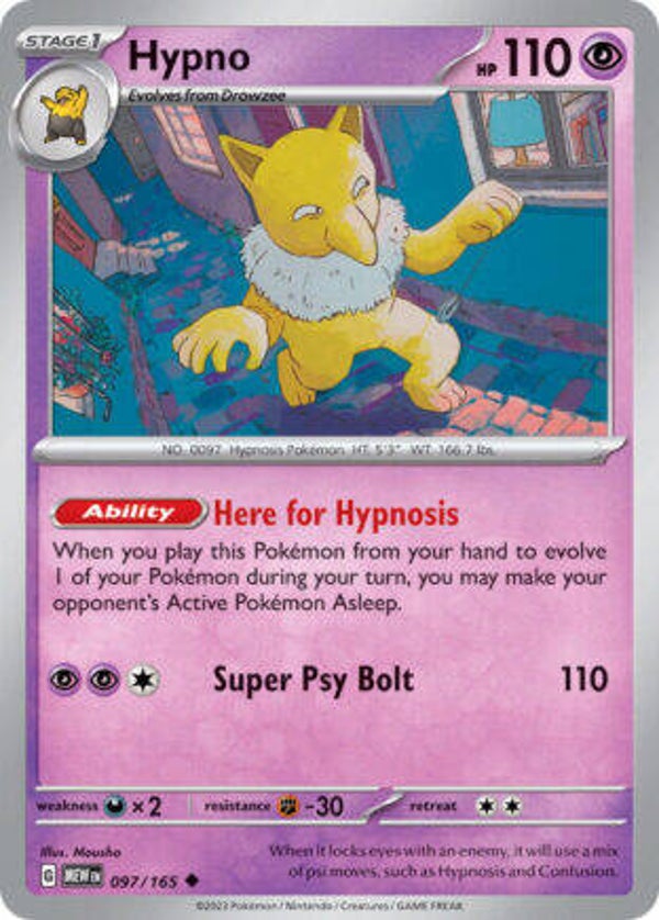 MEW 097 Hypno reverse holo