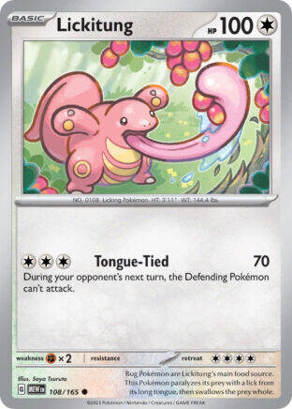 MEW 108 Lickitung reverse holo