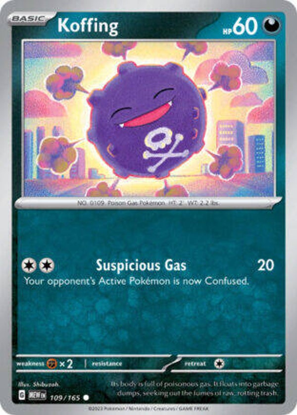 MEW 109 Koffing reverse holo