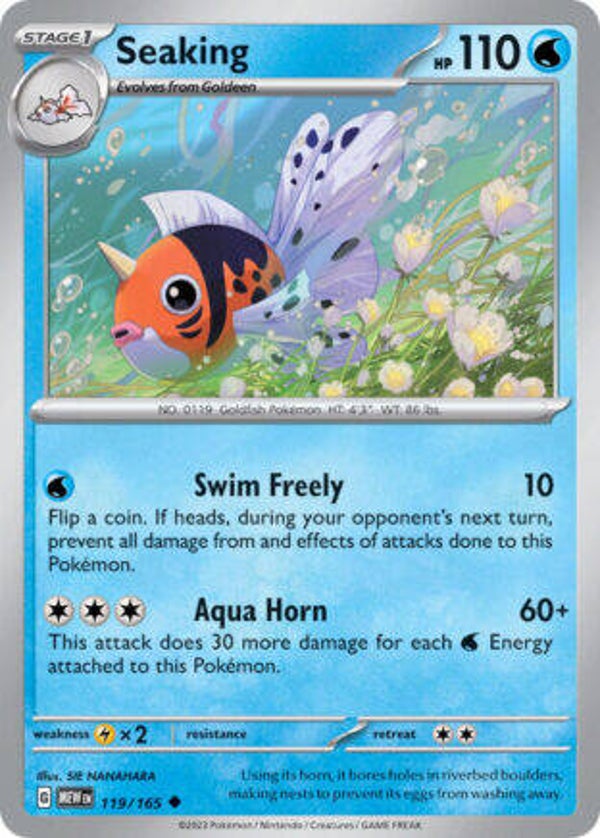 MEW 119 Seaking reverse holo