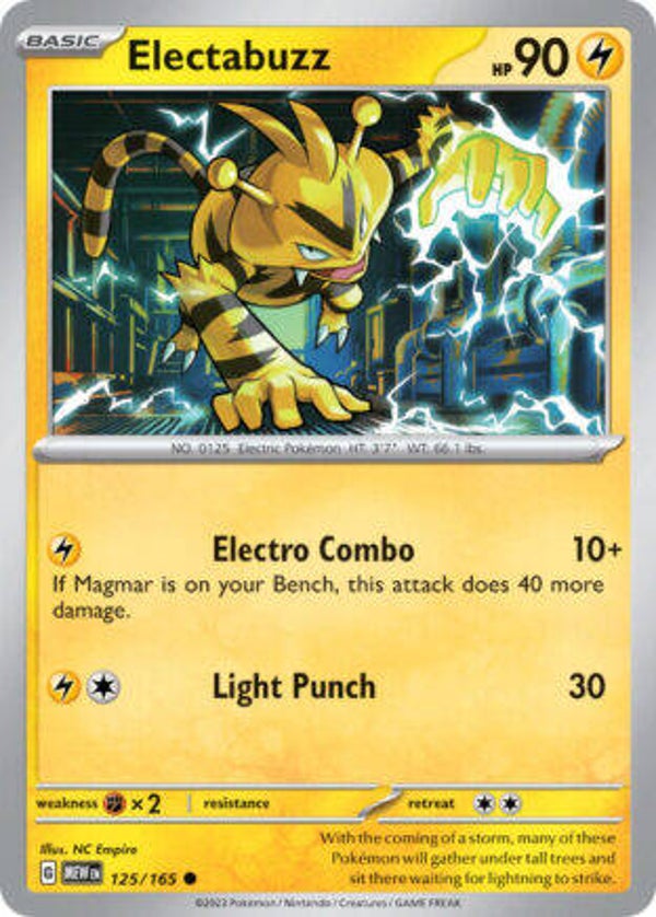 MEW 125 Electabuzz reverse holo
