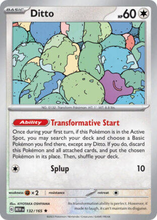 MEW 132 Ditto reverse holo