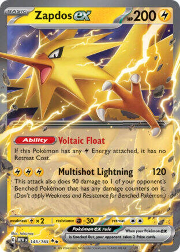 MEW 145 Zapdos EX