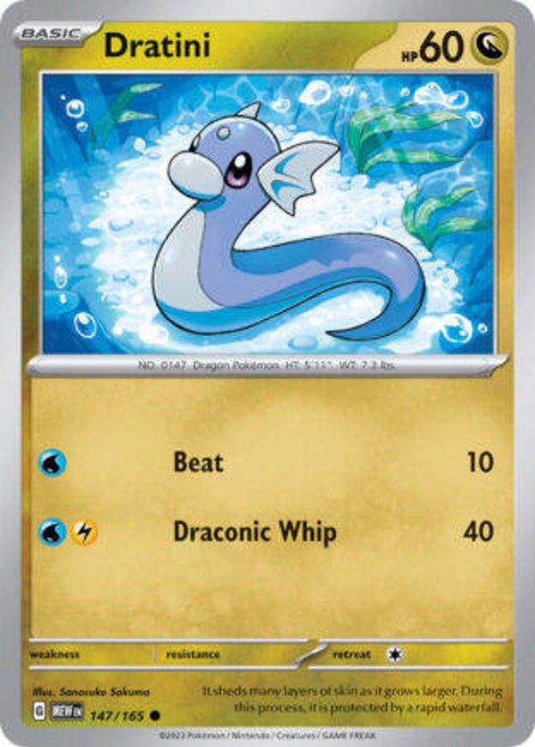 MEW 147 Dratini reverse holo
