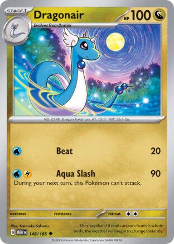 MEW 148 Dragonair reverse holo
