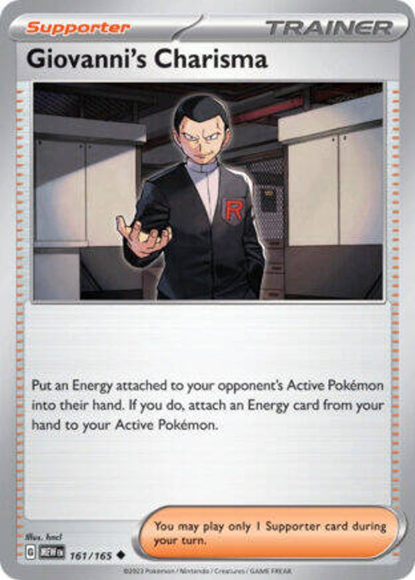 MEW 161 Giovanni's Charisma reverse holo