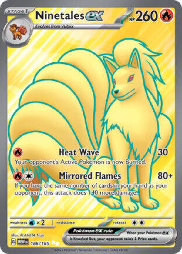 MEW 186 Ninetales EX