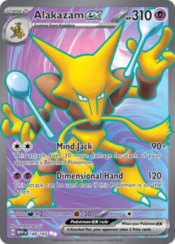 MEW 188 Alakazam EX