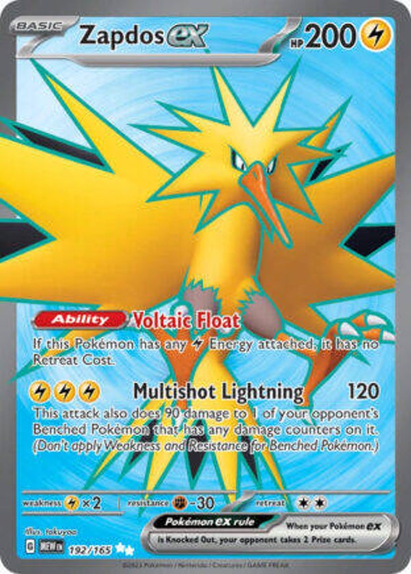 MEW 192 Zapdos EX