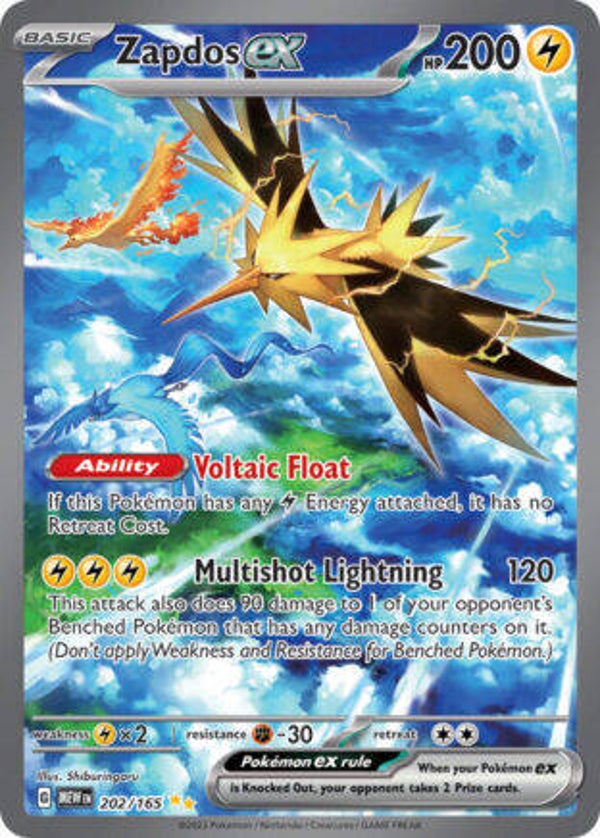 MEW 202 Zapdos EX