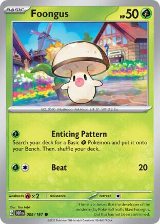OBF 009 Foongus reverse holo