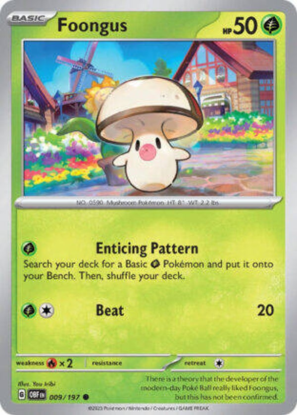 OBF 009 Foongus reverse holo