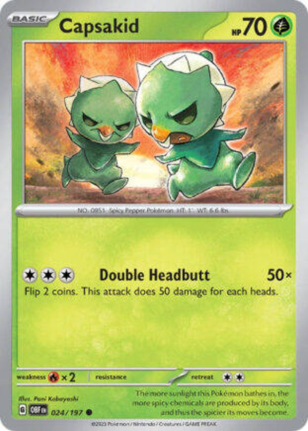OBF 024 Capsakid reverse holo