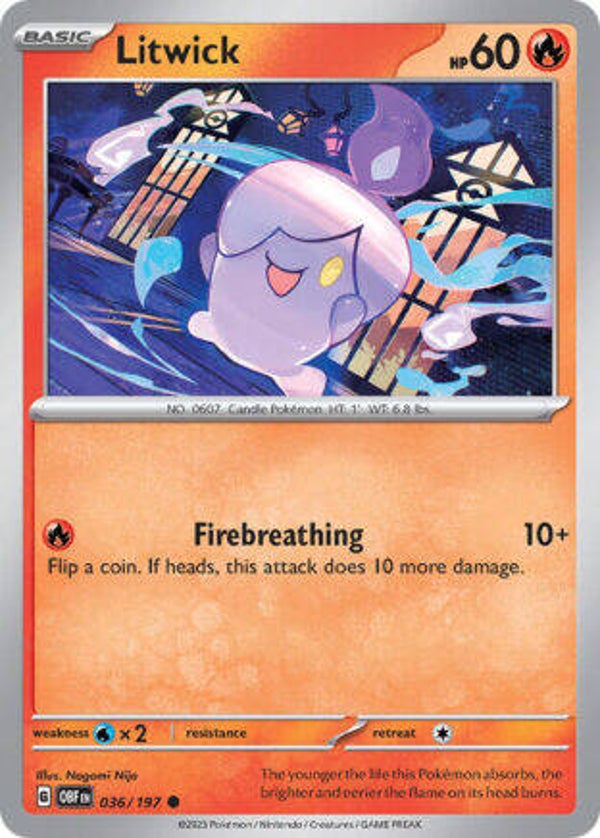 OBF 036 Litwick reverse holo