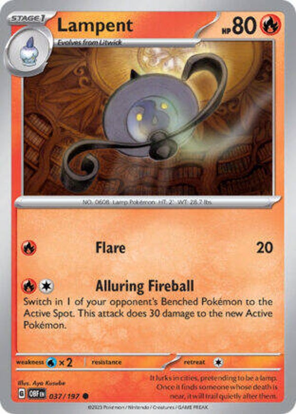 OBF 037 Lampent reverse holo
