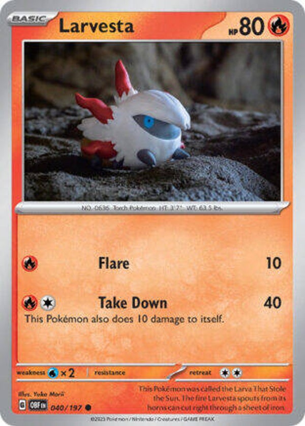 OBF 040 Larvesta reverse holo