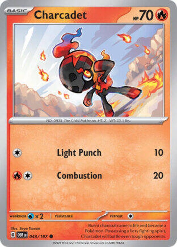 OBF 043 Charcadet reverse holo