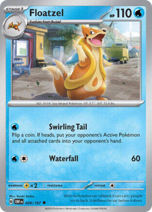 OBF 049 Floatzel reverse holo