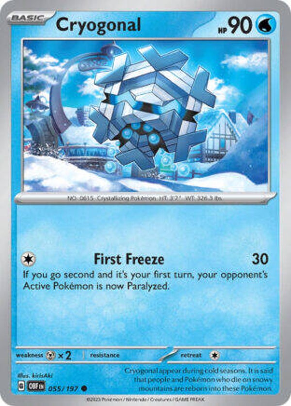 OBF 055 Cryogonal reverse holo