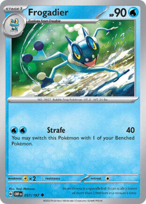 OBF 057 Frogadier reverse holo