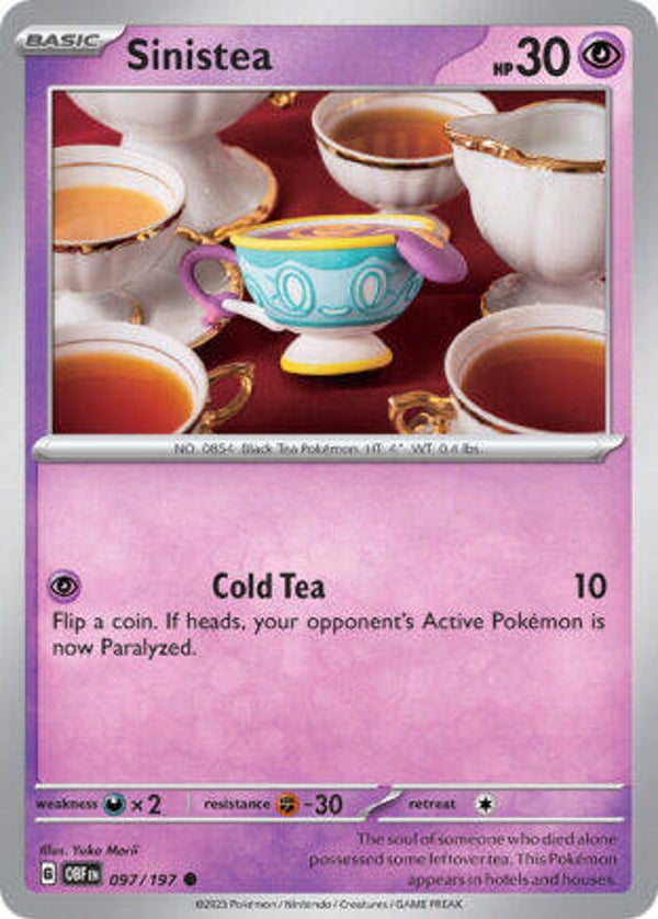 OBF 097 Sinistea reverse holo