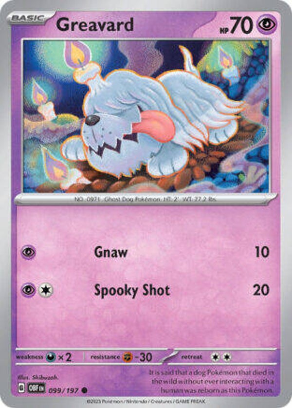 OBF 099 Greavard reverse holo