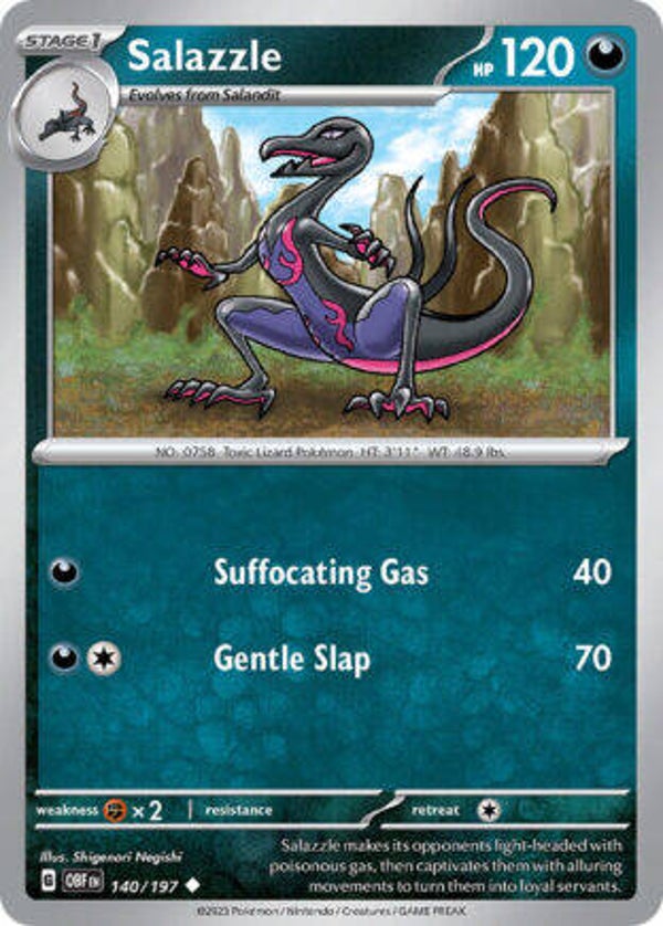 OBF 140 Salazzle reverse holo