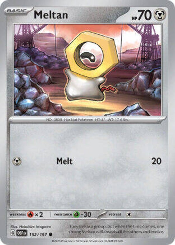 OBF 152 Meltan reverse holo