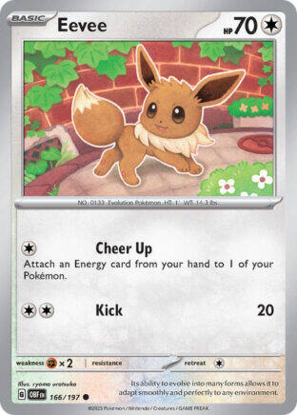 OBF 166 Eevee reverse holo