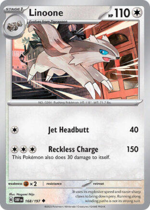 OBF 168 Linoone reverse holo