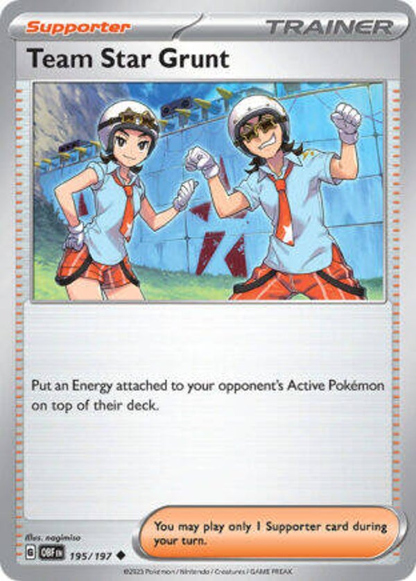 OBF 195 Team Star Grunt reverse holo