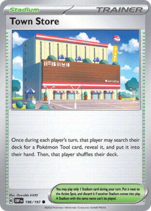 OBF 196 Town Store reverse holo
