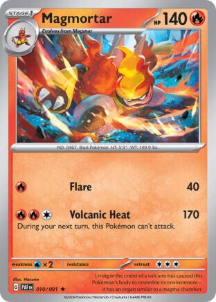 PAF 010 Magmortar reverse holo