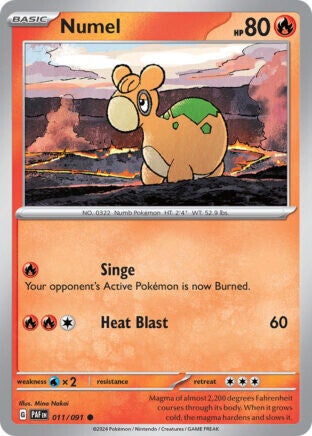 PAF 011 Numel reverse holo
