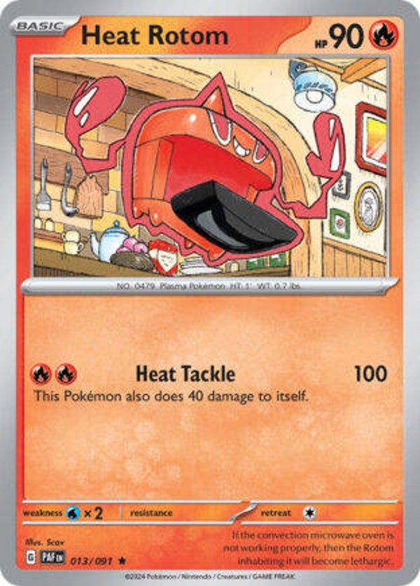 PAF 013 Heat Rotom reverse holo