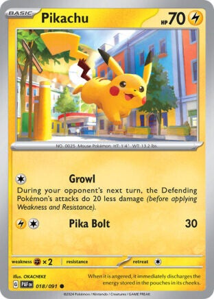 PAF 018 Pikachu reverse holo