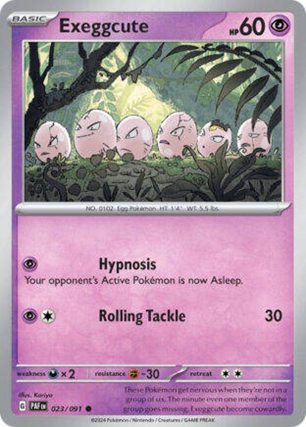 PAF 023 Exeggcute reverse holo