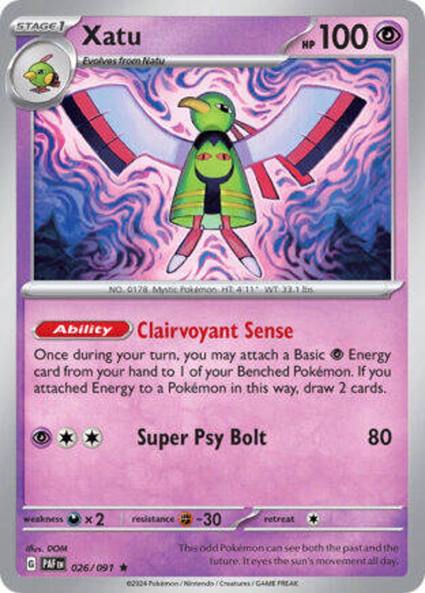 PAF 026 Xatu reverse holo