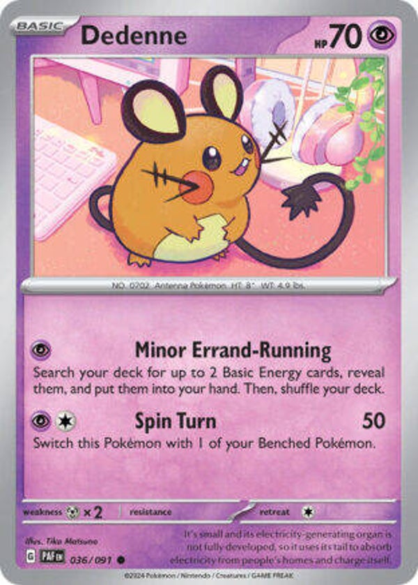 PAF 036 Dedenne reverse holo