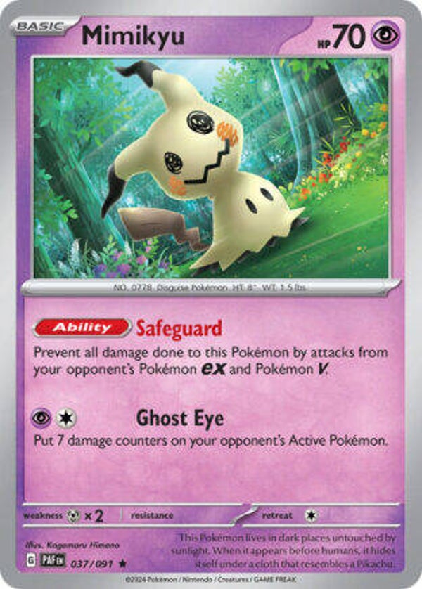 PAF 037 Mimikyu reverse holo