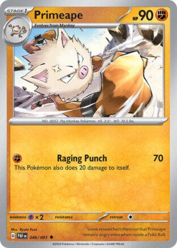 PAF 046 Primeape reverse holo