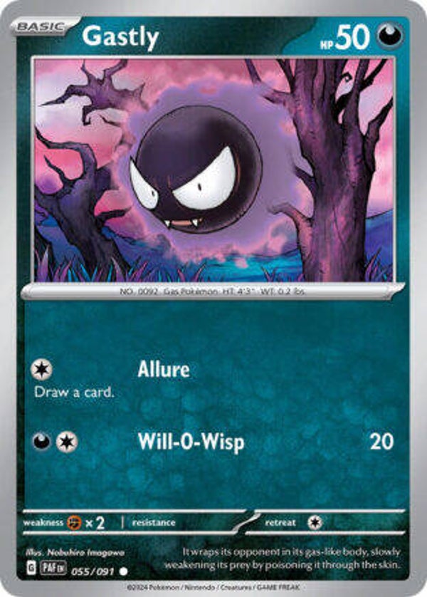 PAF 055 Gastly reverse holo