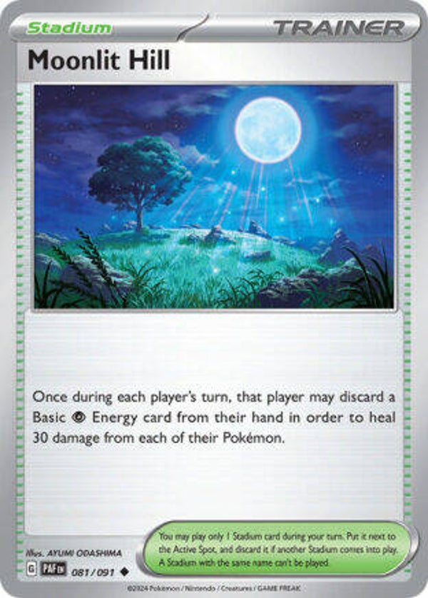 PAF 081 Moonlit Hill reverse holo