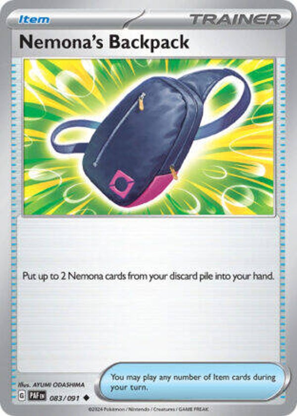 PAF 083 Nemona's Backpack reverse holo