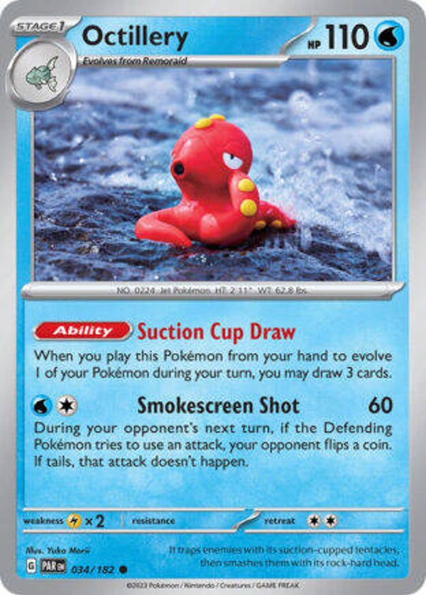 PAR 034 Octillery reverse holo